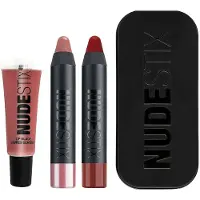 Nudestix Ensemble : Rouge Hot Mini Kit Lèvres Rouge à Lèvres Royal Cream 04 Nude 2 ml + Rouge Hot Mini Kit Lèvres Rouge à Lèvres Royal Cream Posh 2,5 m