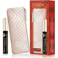 L'Oréal Coffret Paris : Coffret Textile Crème + Mascara Volumineux X5 Volumizing Extra Black 7,5 ml