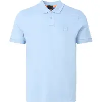 BOSS pour homme. 50507803 Polo Passenger bleu (L), Casuel, Coton, Manche courte
