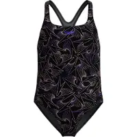 Speedo Hyperboom Allover Swimsuit Noir 5-6 Years Fille