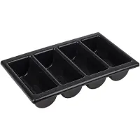 Aps Besteckbehälter GN 1/1, Range-couverts, Noir