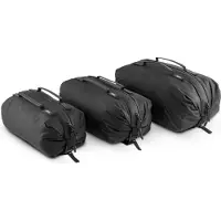 Matador - Lot de 3 pochettes de rangement - Gear Cube Set Black en Nylon - Noir