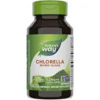 Secomp Nature's Way, Chlorella, microalgues, 1 230 mg, 100 gélules végétaliennes (410 mg par gélule)