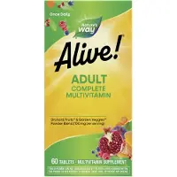 Nature'S Way , Alive! Énergie Quotidienne, Multivitamine Complète, 60 Comprimés