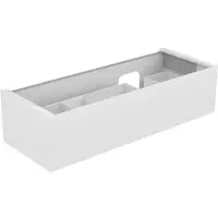 Keuco EDITION 11 Meuble sous-lavabo pour lavabos encastrables, 1 tiroir frontal, position du lavabo à droite, 1400x350x535mm, 31266180000