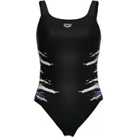 Arena Angelica U Back Swimsuit Noir 38 Femme