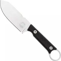 White River Knives White River Firecraft 3.5 Pro, Stonewashed Magnacut, Black G10, couteau de survie, fourreau en Kydex avec firesteel