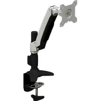 Aavara Support de table AC110 pour écrans plats 38 - 61 cm (15" - 24"), noir / argenté (Tables, 24", 10 kg), Support de moniteur, Noir, Argent