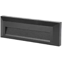 V-TAC Lampe marchepied LED - IP65 Waterproof - Black - 3 Watts - 110 Lumens - 3000K