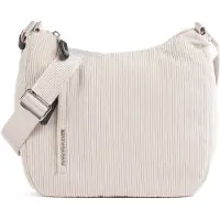 Mandarina Duck Hunter Velvet Hobo Medium Shoulder Bag Beige