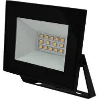 V-TAC Projecteur à LED - Série E - IP65 étanche - noir - 10W - 850 lumens - 4000K