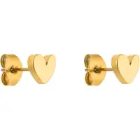Purelei Boucles d'oreilles 'Tiny Heart' or