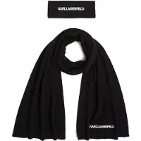 Karl Lagerfeld Écharpe noir / blanc