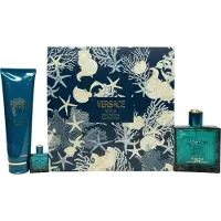 Versace Eros Coffret homme Eau de Parfum 100 ml + gel douche parfumé 150 ml + Eau de Parfum 5 ml