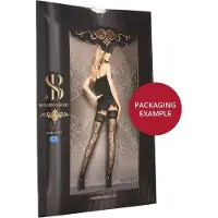 Ballerina Femmes, Collants, Collants fantaisie (L/XL), Noir, (20DEN, L/XL)