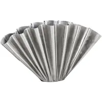 House Doctor Vase Flood argent brossé