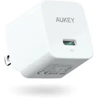 Aukey PA-Y20S Blanc Intérieur (20 W, 1 portion), Chargeur USB, Blanc