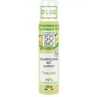 SOBiO etic LÉa nature Shampoing sec purifiant au Yuzu bio, 100 ml