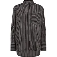 Co'Couture Chemisier 'Fina' taupe / noir