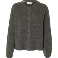 Selected Cardigan 'SLFLulu' gris foncé