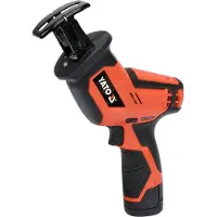 YATO Scie sabre sans fil 12 V, 130 mm (1 batterie 2 Ah + chargeur)
