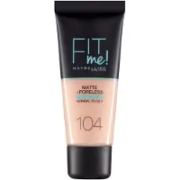 Maybelline Fond de teint liquide Fit Me Matte + Poreless 104 Ivory Soft 30 ml