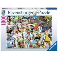 Ravensburger Puzzle RAV 1000 Animaux du monde 17322