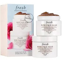 Fresh Coffret Duo Masque à la Rose Crème Visage Apaisante et Tonifiante 2 pièces 100 ml