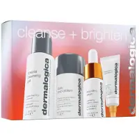 Dermalogica Coffret Nettoyant + Illuminateur : Gel nettoyant visage spécial 50 ml + Poudre exfoliante microfoliante quotidienne 13 g + Sérum visage ill