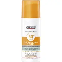 Eucerin Sun Oil Control Gel-Crème Toucher Sec Teinté Medium SPF50+ 50ml 50 ml Huile