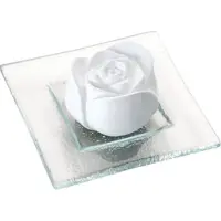 Primavera Diffuseur « Bouton de Rose » avec soucoupe en verre