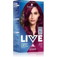 Schwarzkopf Coloration permanente LIVE Colour + Lift, nuance L76 ultra violet, 142,5 ml