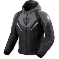 REV'IT! Veste textile Revit Quantum 3 H2O noir / gris 4XL