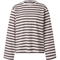 EDITED The Label T-shirt 'Verlee' bourgogne / blanc
