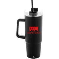 DEVplus Kubek Izolowany Doom: Mroczne Wieki z Słomką 1180 ml