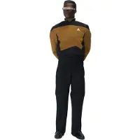 Exo-6 Star Trek The Next Generation Lt Commander Geordi La Forge Essentials Version Figure 1/6 28 Cm Marron