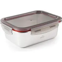 Lacor Boite De Conservation Rectangulaire Ecoinox 1250ml 20,5x15,5
