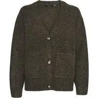 Vero Moda Cardigan 'VMBOOM' brun foncé
