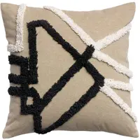 Vivaraise Housses de coussins ANDREA - Beige - 45x45 cm