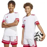 Adidas T-Shirt fonctionnel 'Squa25' rouge / blanc