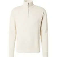 Jack & Jones Milano Stitch Half Zip Sweater Beige XS Homme