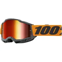 100% Accuri 2 Goggles Orange Mirror Red Lens/CAT3