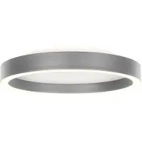 Steinhauer Lampe de plafond à design Ringlux Métal brossé Ø 40 cm