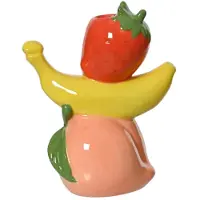 Décoris Vase en porcelaine, 18 cm de haut, pour les fruits