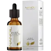 Nanoil Serum Pour Visage à l’Aloe et au Thé Blanc 50ml - Nourrisant, Revitalisant et Antioxydant