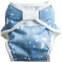 Vimse Couvre-couche taille M, bleu Teddy