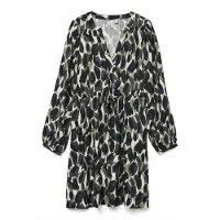Vero Moda Robe 'VMFANINI' bleu marine / gris clair / olive