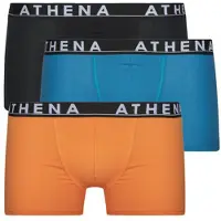 Athena Boxers EASY COLOR Pack de 3 hommes - Noir - EU S