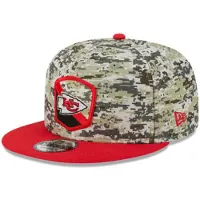 New Era Kansas City Chiefs Cap Snapback 9Fifty Salute To Service Camo