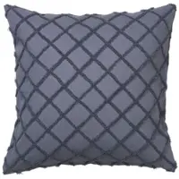 Broste Copenhagen Housses de coussins MAGNE - Bleu - 50x50 cm